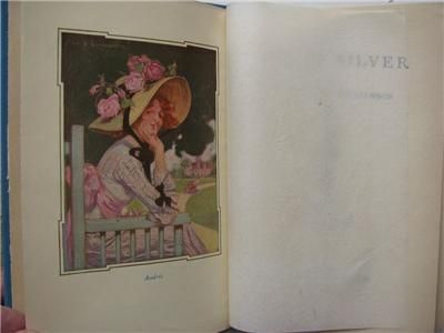 1st EDITION BOOK 1909 LEYENDECKER SET IN SILVER HARDBOUND LIKE NEW 