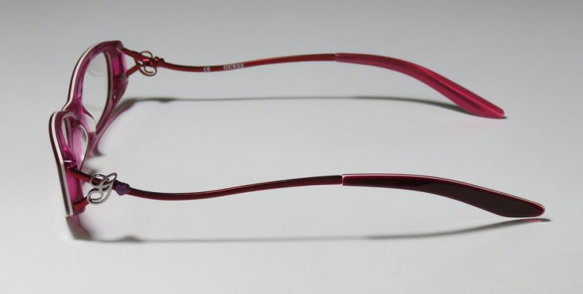   9029 48 14 130 HEART LOGO RX RED/PINK EYEGLASSES/GLASSES/FRAMES WOMENS