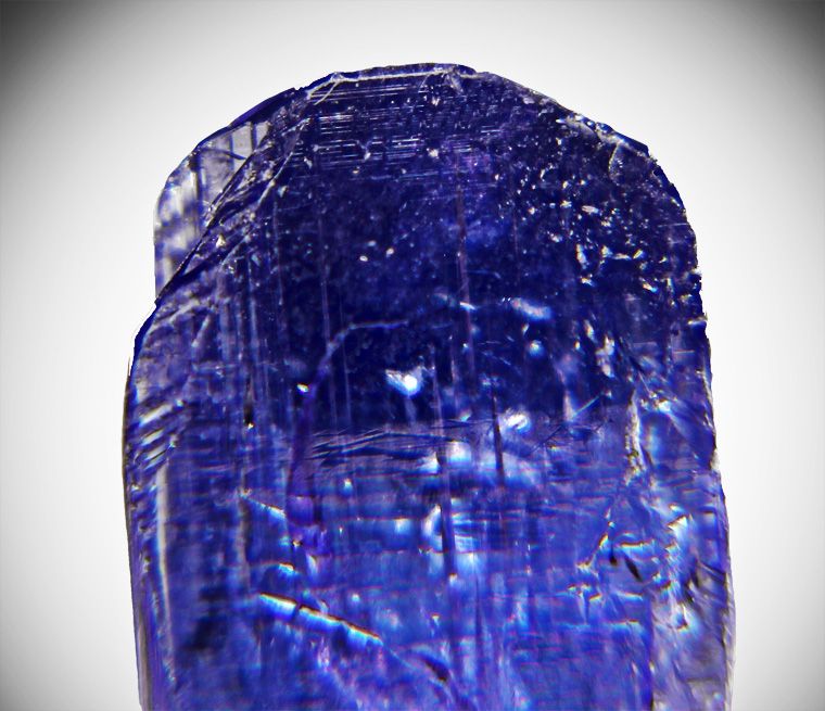 20.4ct .9 Blue Lavender TANZANITE Gem Crystal Tanzania  