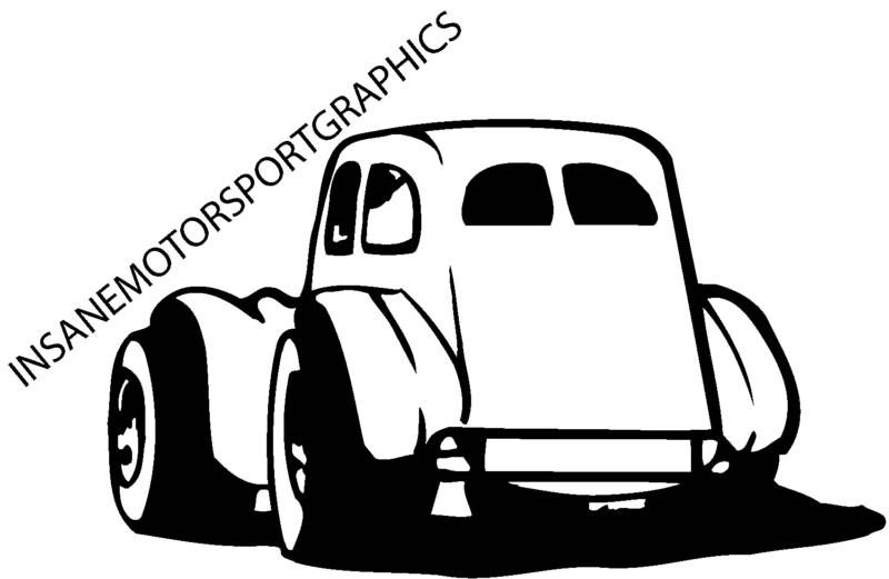 Legend Race Car Vinyl Graphic Decal  