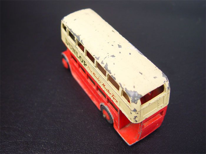 Vintage Dinky Toys Double Decker Bus #290 Dunlop Logo  