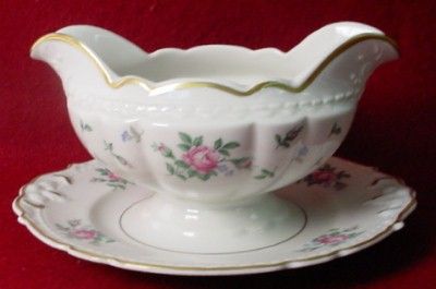 PRINCESS Empirecraft china SWEET BRIAR pttrn GRAVY BOAT  