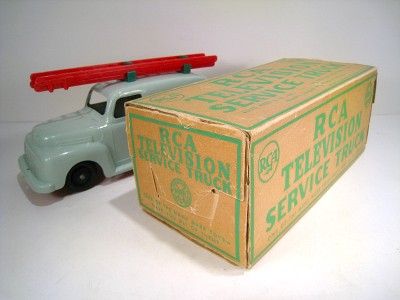   Tin / Plastic 1950 Ford F1 Panel RCA TV Service Truck 8 NMIB  