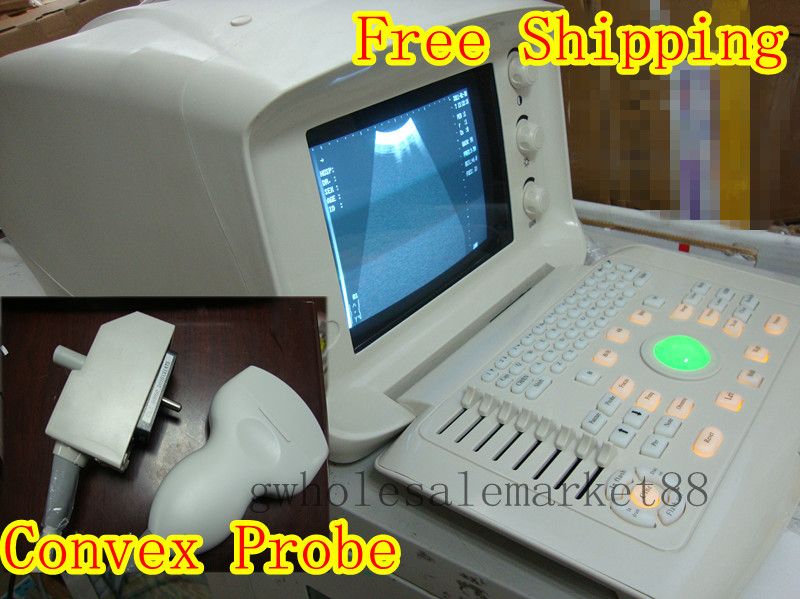   digital Portable diagnose Ultrasound Scanner machine convex probe USB