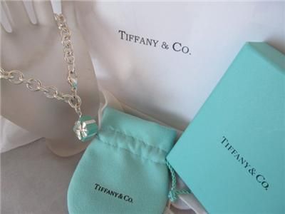 Tiffany & Co. Blue Box Charm Sterling Silver Bracelet  