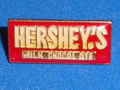   Mini Vtg Enamel Metal Hat Pin Choalate Candy Bar Classic Logo Pinback