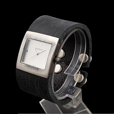 ACCENT]Genuine Italian leather band 1ATMwater resistant CASUAL dress 