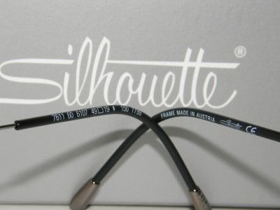 SILHOUETTE 7611 6107 NEW AUTHENTIC EYEGLASSES 49 19 150  