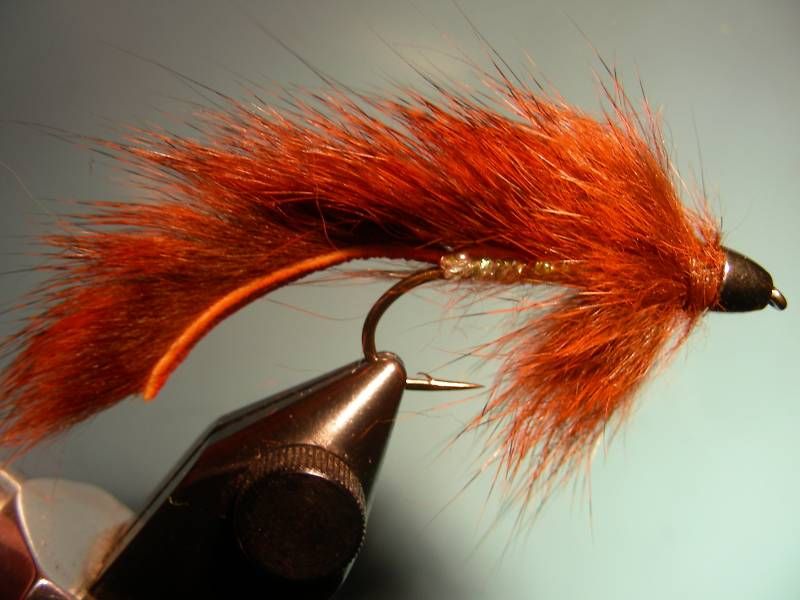 John Barrs SLUMPBUSTER Guide Fly Crawdad Orange Sz 6  