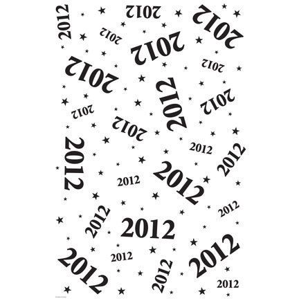 Graduation Party Supplies 2012 PLASTIC PRINTED TABLECOVER TABLE 