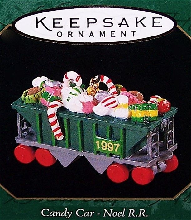 Hallmark 1997 Candy Car Noel R.R. Series #9 Train Mini  