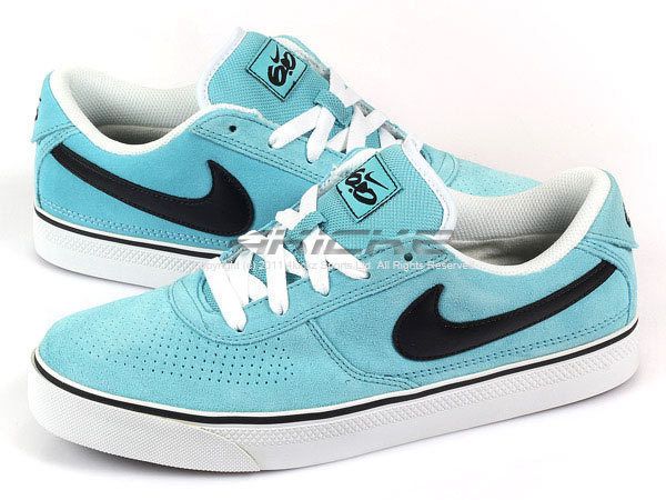 Nike 6.0 Mavrk Low 2 Mineral Blue/Obsidian White Skateboard Shoes 