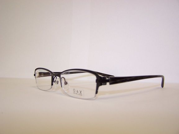 NEW O&X NEW YORK TITANIUM OT 233 032 BLACK EYEGLASSES  