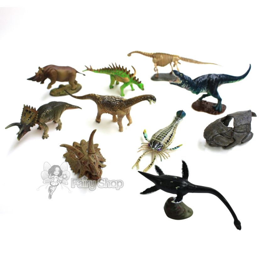Kaiyodo Dinosaur And Prehistoric Model Figure Set of 10  