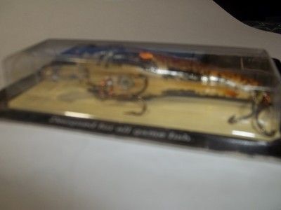 VINTAGE RARE CRANKBAIT CORP. BULLCAT STONECAT BROWN/YELLOW STILL IN 