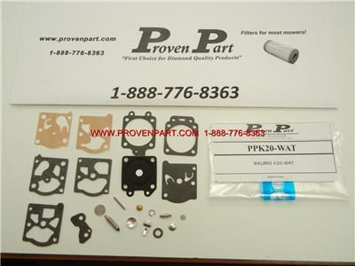 Proven Part Carburetor Rebuild Kit K20 WAT  