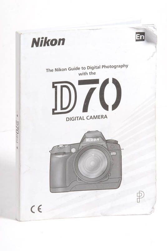 Nikon D70 Genuine Instruction Book in English  