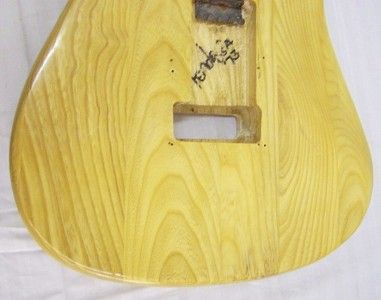 Vintage FENDER STRAT STRATOCASTER ELECTRIC GUITAR BODY Natural Ash 