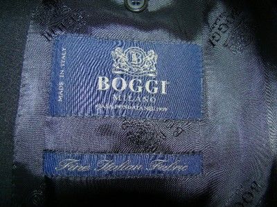 BOGGI  ITALY SUPER 110s GREY SUIT JACKET UK 46 EU 56  