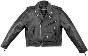 KIDS MOTORCYCLE BIKER LEATHER JACKET (K1010)  