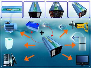 8000w power inverter 12v DC/220v AC 60Hz, solar panel  