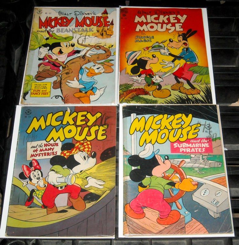   & Stories Run Lot Four Color #16 + #386 Uncle Scrooge Barks  