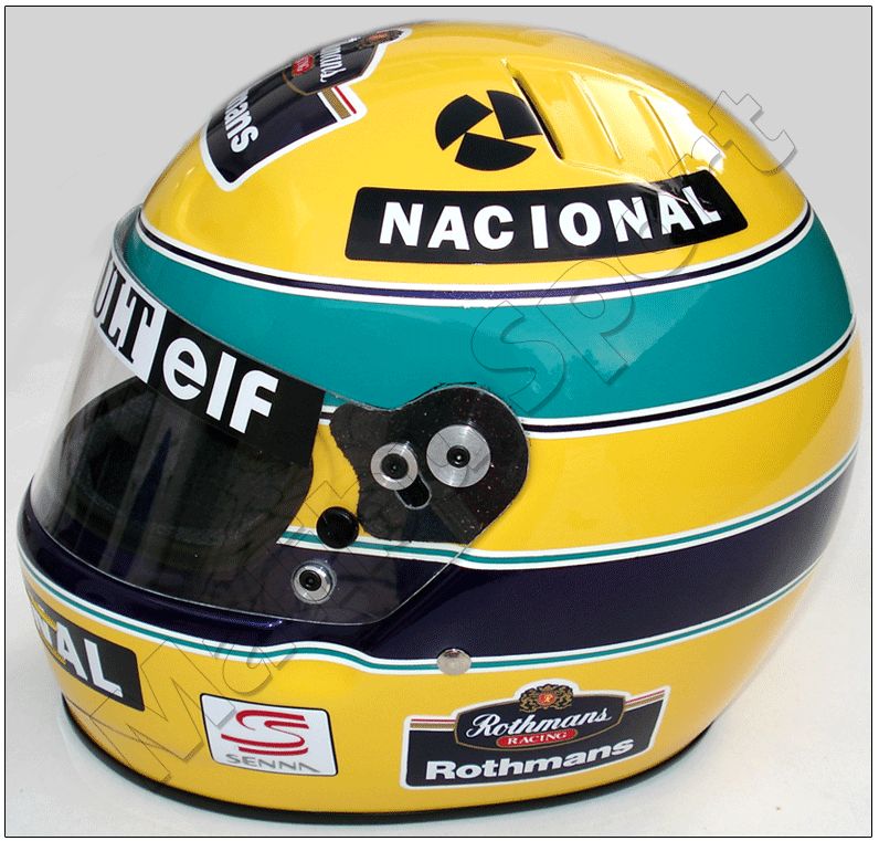 AYRTON SENNA 1994 RENAULT REPLICA HELMET FULL SCALE 11  