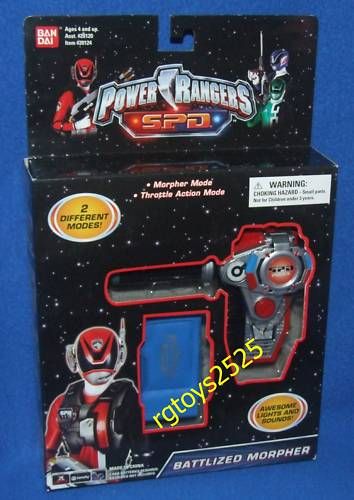 Power Rangers SPD RED Battlized Morpher New 2 Modes  