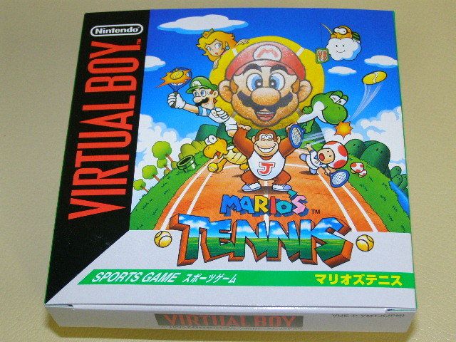 NEW MARIO TENNIS   NINTENDO VIRTUAL BOY SYSTEM  