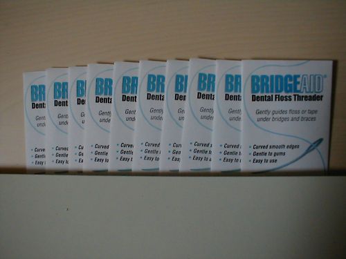 100 Dental Floss Threaders in 10 Convenient Pack of 10  