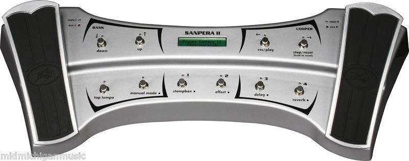 Peavey Sanpera II Vypyr Foot Controller pedal board  