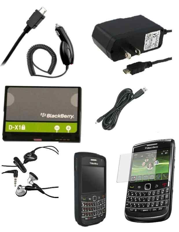 PC FULL ACCESSORY KIT BUNDLE FOR BLACKBERRY BOLD 9650  