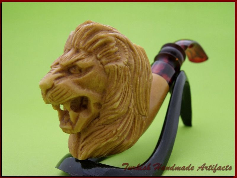 LION Meerschaum Smoking Tobaco Pipe Pipa Pfeife 855  