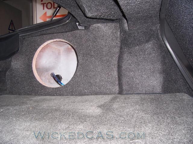 G35 COUPE STEALTH SUBWOOFER BOX ENCLOSURE MAGIC BOX 10  