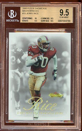   SHOWCASE 1/1 MASTERPIECE BGS 9.5 AMAZING 49ERS LEGEND TRUE 1/1  