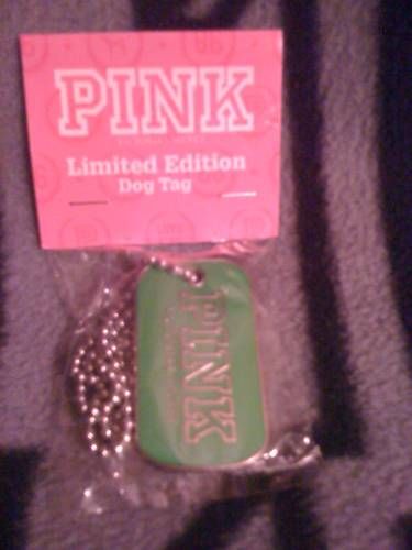 Victorias secret PINK Dog tag/necklace chain NWT  