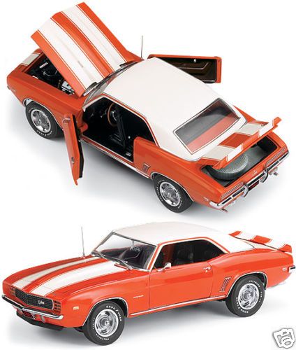 24 Franklin Mint 1969 Camaro Z28 Orange Serial # 2  