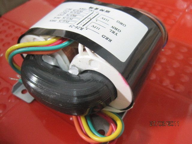 High quality 40W R Core Transformer 0 12V 0 12V 0 9V 0 9V  