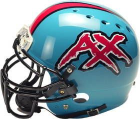 MEMPHIS MANIAXX XFL MINI HELMET WITH CHAMP GAME DVD  