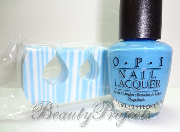 OPI Nail Polish New *NO ROOM FOR THE BLUES* nlb83 sky blue full size 