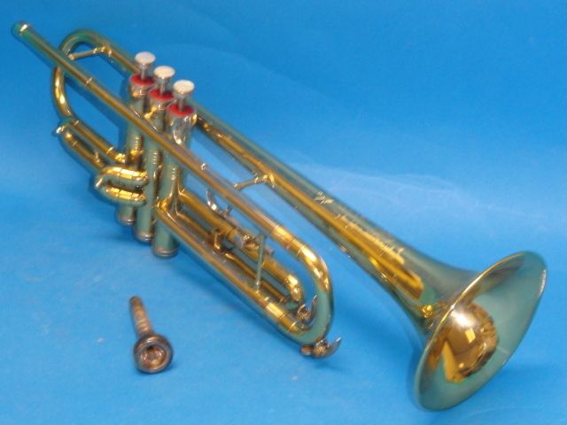 VINTAGE CONN DIRECTOR TRUMPET (821396) + CASE & Vincent Bach Mouth 