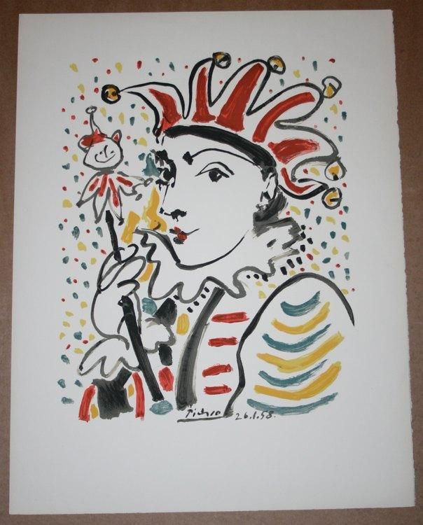 PICASSO, original lithograph CARNAVAL, Ref # PPIC0172, 1958 