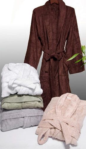 Pure Fiber Bamboo Bathrobe   Sage  S,M,L  