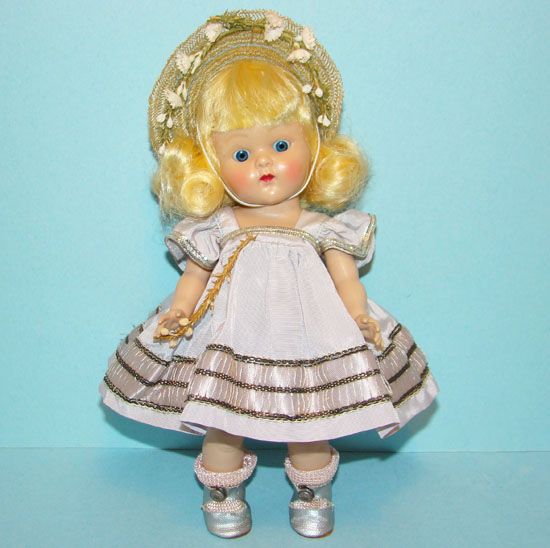 1953 Vogue Ginny Doll Cheryl 44 Strung Painted Lash Sleep Eye  