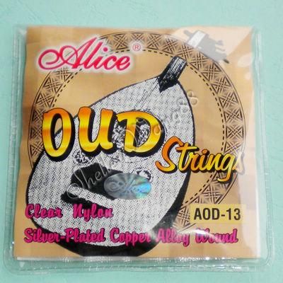 Alice OUD Set Silver Copper Wound White Nylon 13 String  