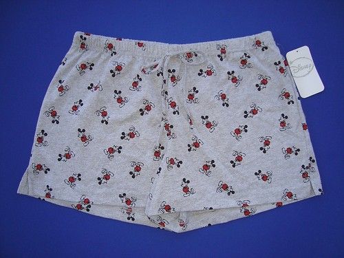 Disney Mickey Mouse Womens Lounge Shorts P007MA  