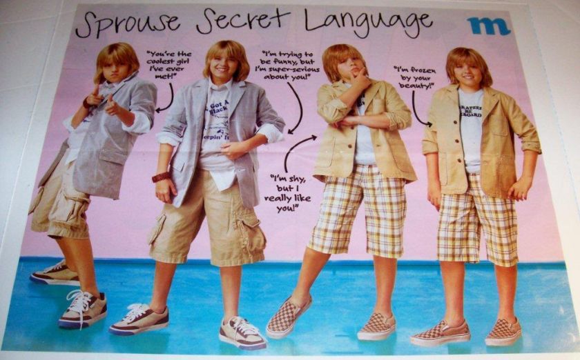 DYLAN & COLE SPROUSE   MILEY CYRUS   POSTER  