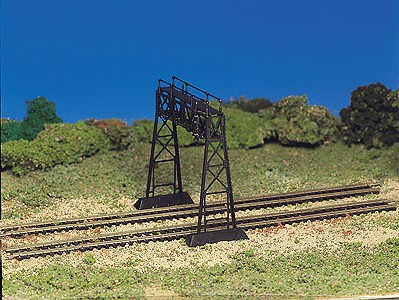 HO SCALE TRAINS BACHMANN PLASTICVILLE SIGNAL BRIDGE KIT  