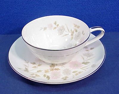 Noritake China BARBARA #6009 Cup and + Saucer Set  