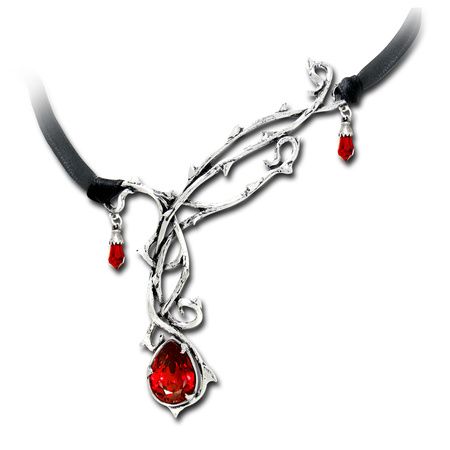   of Thorns Choker Swarovski Crystal Blood Droplets Alchemy  